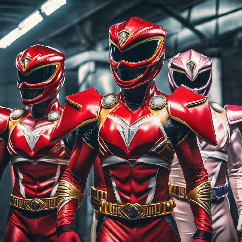  Crea a los Power Ranger bolivianos hyperrealistic, full body, detailed clothing, highly detailed, cinematic lighting, stunningly beautiful, intricate, sharp focus, f/1. 8, 85mm, (centered image composition), (professionally color graded), ((bright soft diffused light)), volumetric fog, trending on instagram, trending on tumblr, HDR 4K, 8K