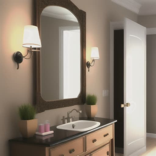  decorative mirrors 3D realistik real perfect details pixels high