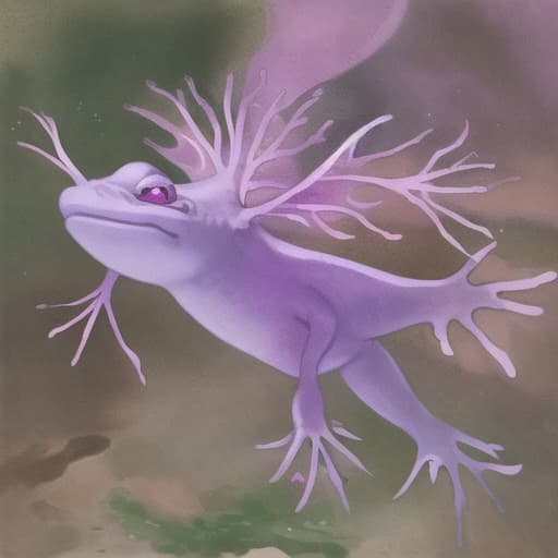  Purple Axolotl