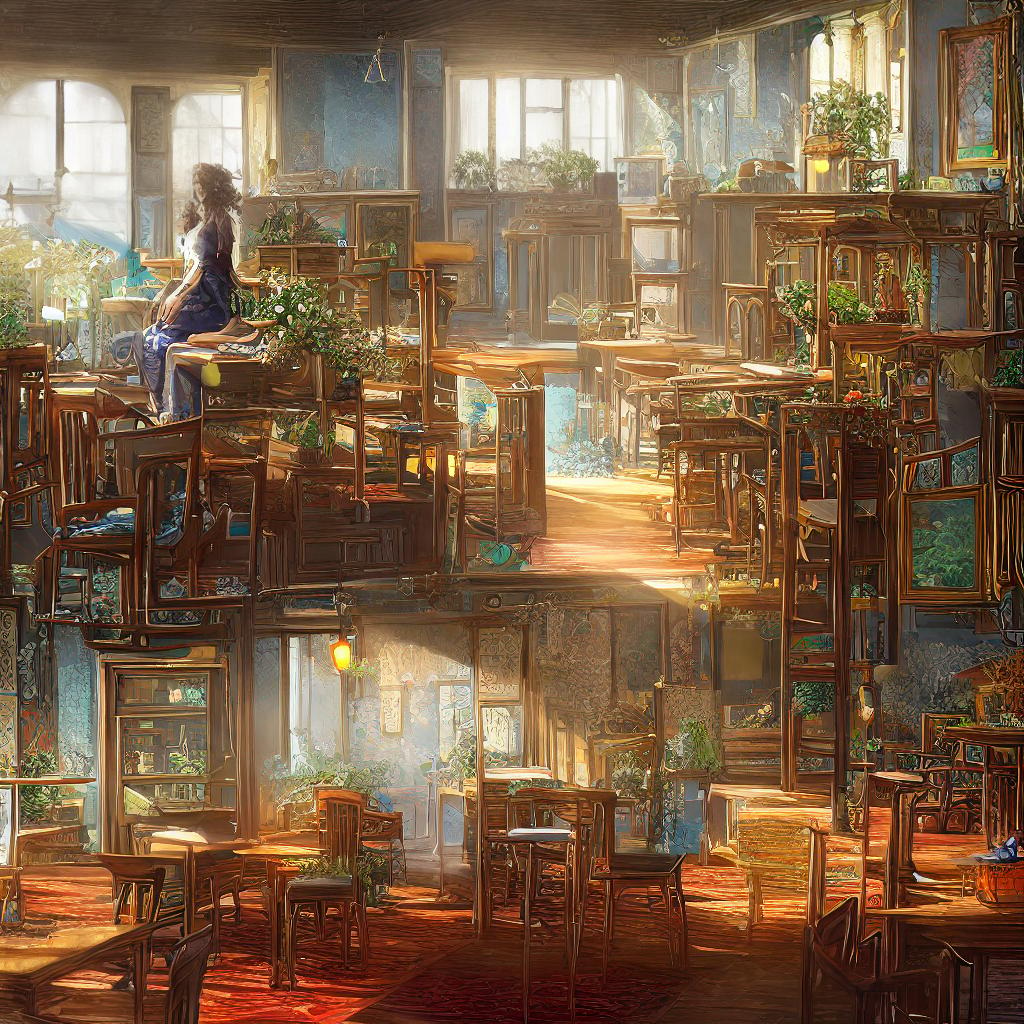  ((masterpiece)), (((best quality))), 8k, high detailed, ultra-detailed. A girl sitting in a classroom. A picturesque Cuban-style guesthouse with vibrant colors, adorned with blooming flowers. The renowned artist, Gao Lijuan, captures the unique charm and atmosphere of the location. The scene showcases a cozy interior with vintage furniture, a delicate tea set placed on a wooden table, and sunlight streaming through an open window, casting warm shadows on the tiled floor. The girl, with her dark curly hair cascading down her back, sits comfortably on a cushioned chair, engrossed in a book. The walls are adorned with colorful paintings depicting the local culture, and a traditional Cuban guitar rests against the wall. The atmosphere exudes tr hyperrealistic, full body, detailed clothing, highly detailed, cinematic lighting, stunningly beautiful, intricate, sharp focus, f/1. 8, 85mm, (centered image composition), (professionally color graded), ((bright soft diffused light)), volumetric fog, trending on instagram, trending on tumblr, HDR 4K, 8K
