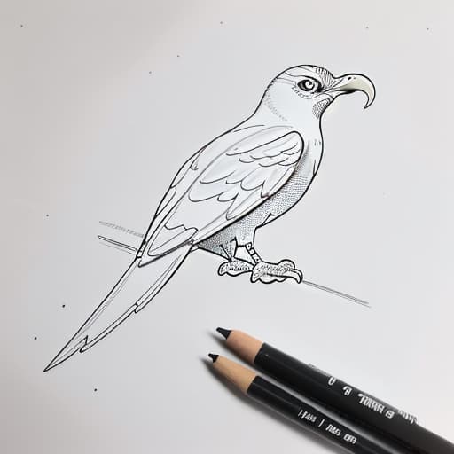  imagen bella lineal en blanco y negro para pintar. aguila pichon en forma de ilustracion tipo comix