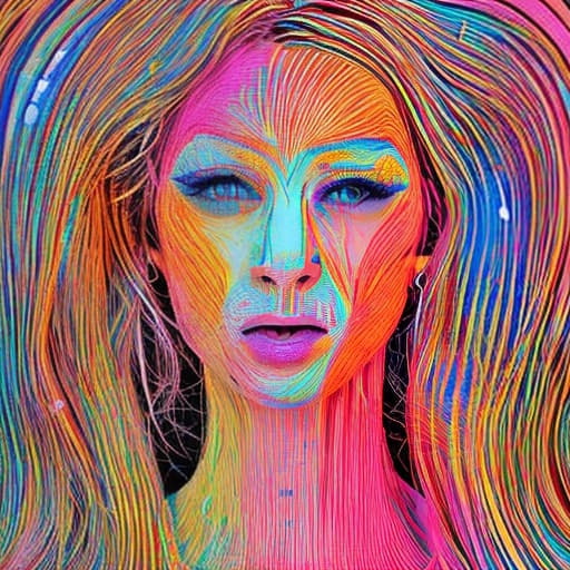 lnkdn photography psychedelic woman