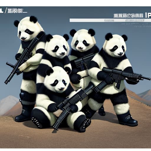  Panda Legion armed with Type 95 weapons