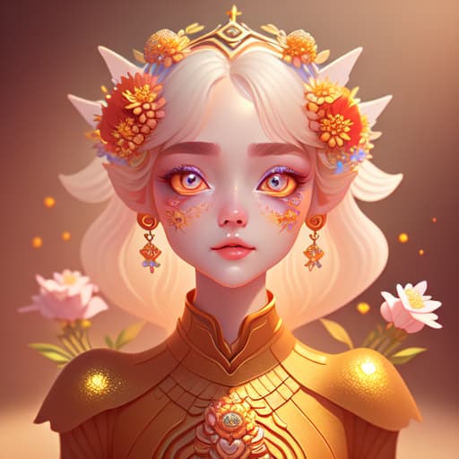 in OliDisco style yang man. flowers. cute. beautiful. fantasy style. 3D. ultra-HD. over-detailed face and eyes body and lips and nose and hands