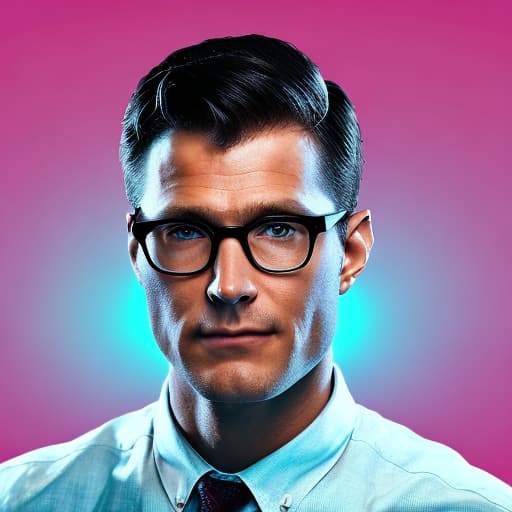 portrait+ style clark kent queer face