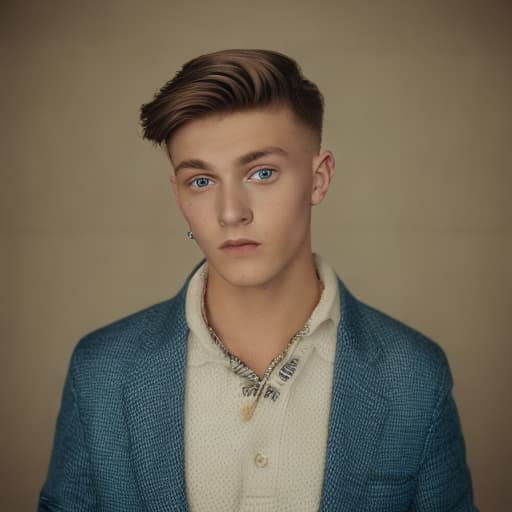 portrait+ style czech homosexual twink blonde very cute dude face