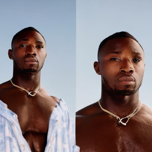 portrait+ style 🇨🇲 queer IFBB hunk dude face