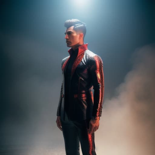  a man hyperrealistic, full body, detailed clothing, highly detailed, cinematic lighting, stunningly beautiful, intricate, sharp focus, f/1. 8, 85mm, (centered image composition), (professionally color graded), ((bright soft diffused light)), volumetric fog, trending on instagram, trending on tumblr, HDR 4K, 8K