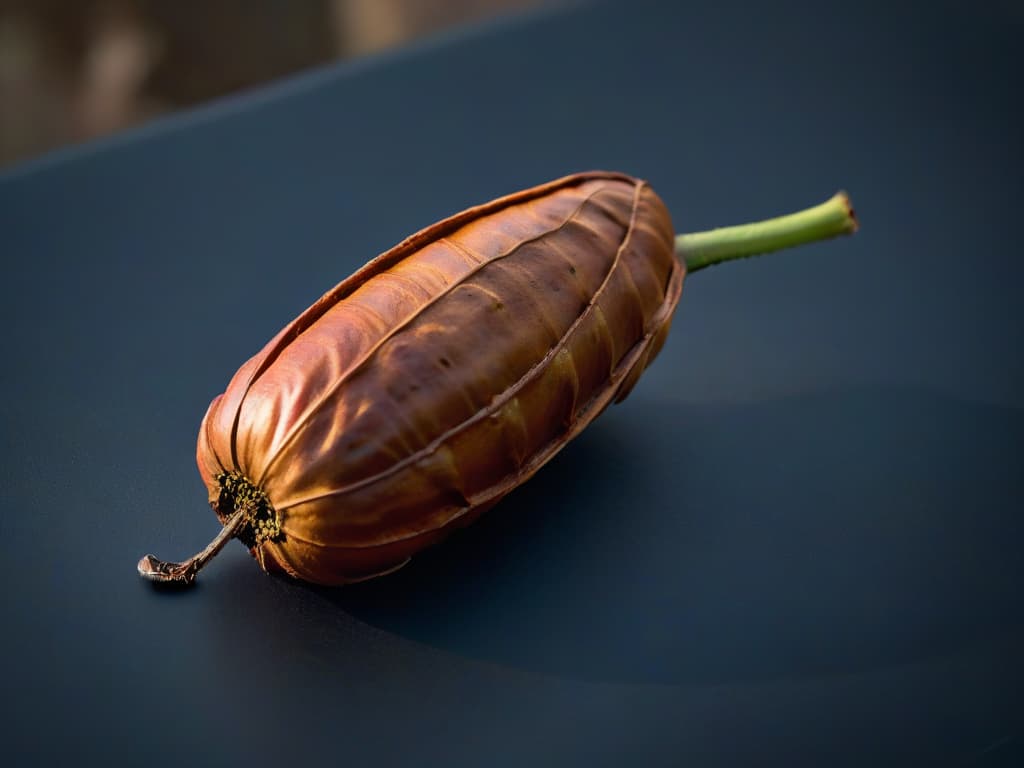  A closeup, ultradetailed image of a vibrant tamarind pod split open to reveal the glossy, sticky pulp inside, glistening in the sunlight. The intricate details of the pod's textured surface and the rich, dark brown tamarind flesh create a visually striking and minimalistic composition that captivates the viewer with its natural beauty and exotic allure. hyperrealistic, full body, detailed clothing, highly detailed, cinematic lighting, stunningly beautiful, intricate, sharp focus, f/1. 8, 85mm, (centered image composition), (professionally color graded), ((bright soft diffused light)), volumetric fog, trending on instagram, trending on tumblr, HDR 4K, 8K