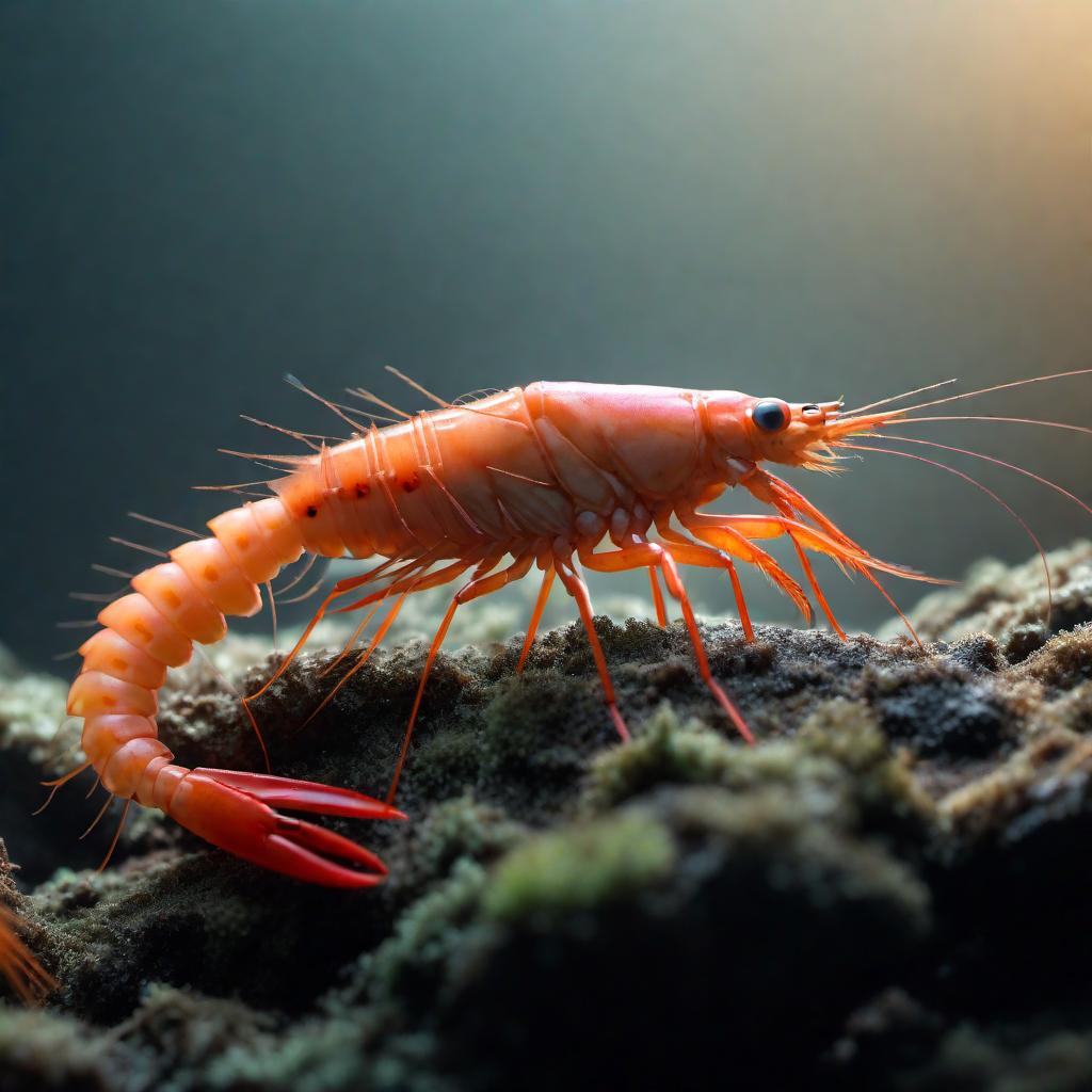  a shrimp with a tiny little machine gun hyperrealistic, full body, detailed clothing, highly detailed, cinematic lighting, stunningly beautiful, intricate, sharp focus, f/1. 8, 85mm, (centered image composition), (professionally color graded), ((bright soft diffused light)), volumetric fog, trending on instagram, trending on tumblr, HDR 4K, 8K