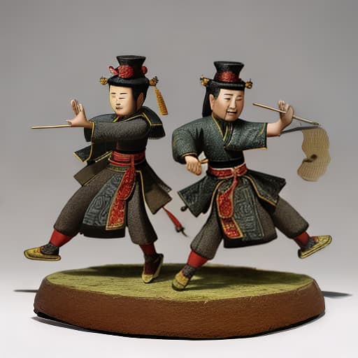  Han Dynasty song and dance figurines,