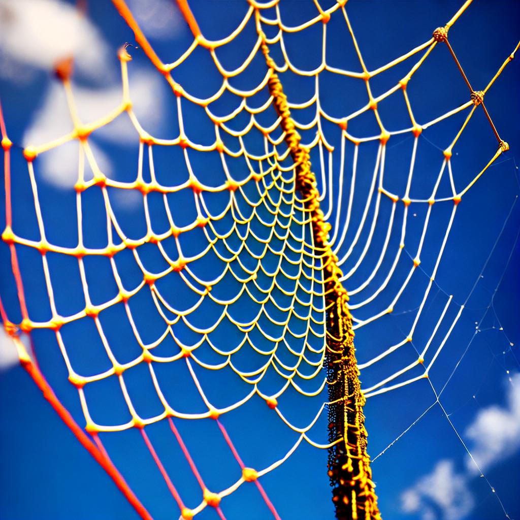  The spiderweb with Einstein on top