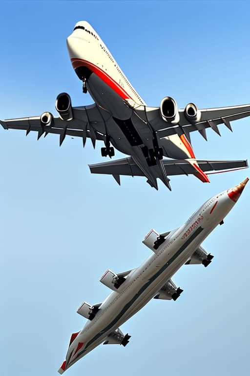  Realistic photo : arrow east airlines b747 take off