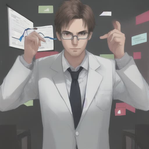  researcher man wearing glasses