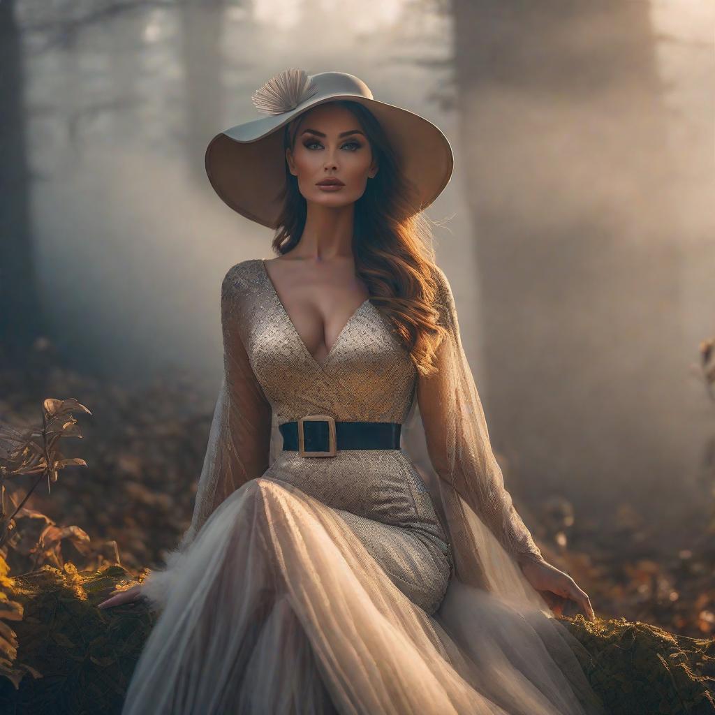  audrey hyperrealistic, full body, detailed clothing, highly detailed, cinematic lighting, stunningly beautiful, intricate, sharp focus, f/1. 8, 85mm, (centered image composition), (professionally color graded), ((bright soft diffused light)), volumetric fog, trending on instagram, trending on tumblr, HDR 4K, 8K