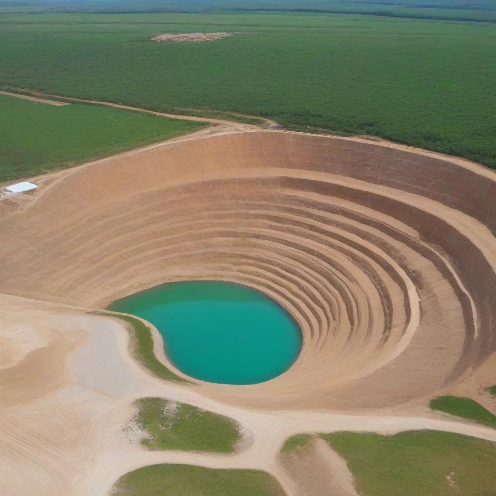  Gravel production place - quarry