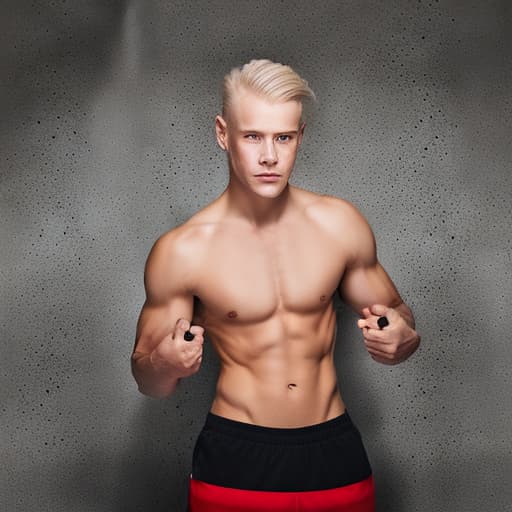 portrait+ style czech homosexual queer fitness model blonde very cute dude face