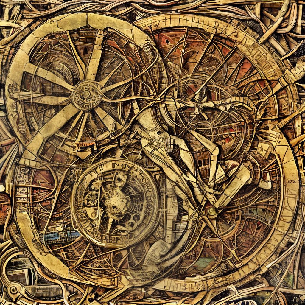  masterpiece, best quality, Leonardo Da Vinci, the Vitruvian Man with archangel wings