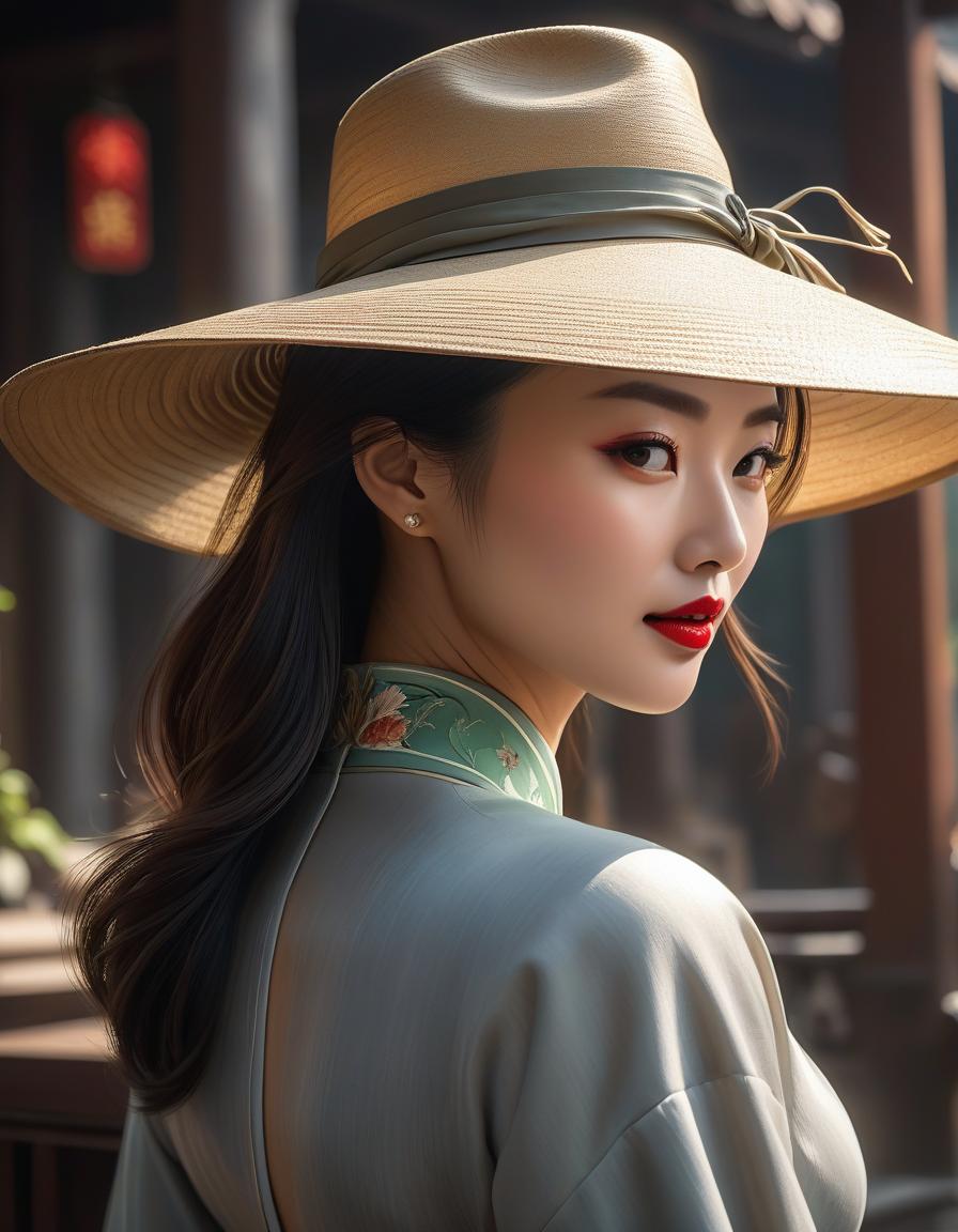  impressionist painting A realistic image of an China,,put on a hat, that is natural, bright, realistic, big s., depth of field, god rays, multiple views, modern, UHD, textured skin, high details, best quality, anatomically correct,,,,3d,,8k,, . loose brushwork, vint color, light and shadow play, captures feeling over form hyperrealistic, full body, detailed clothing, highly detailed, cinematic lighting, stunningly beautiful, intricate, sharp focus, f/1. 8, 85mm, (centered image composition), (professionally color graded), ((bright soft diffused light)), volumetric fog, trending on instagram, trending on tumblr, HDR 4K, 8K