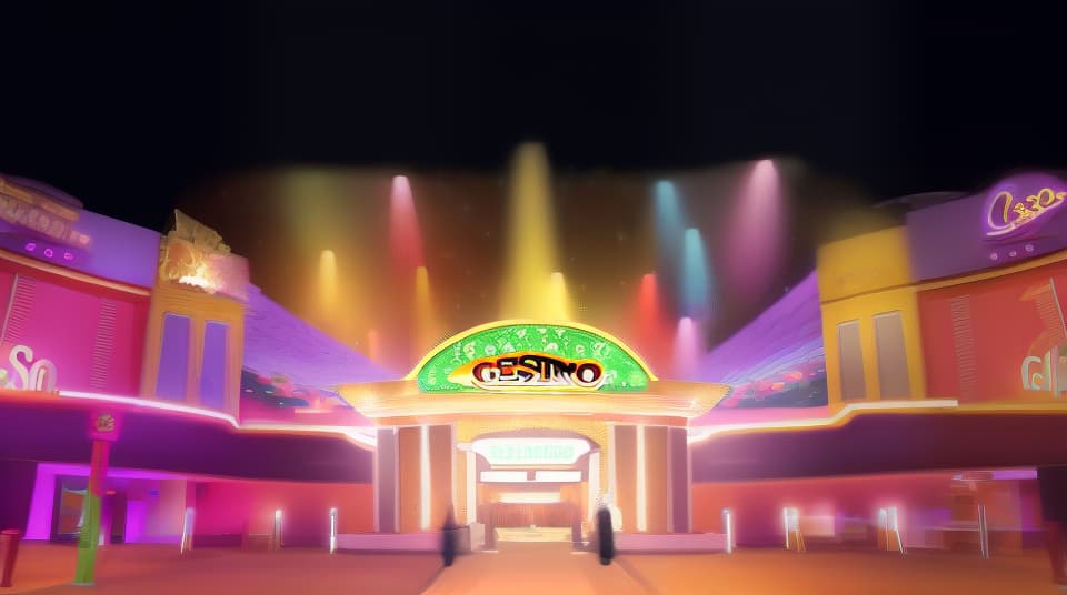  Casino entrance photo, casino name is JACKPOT SAGA