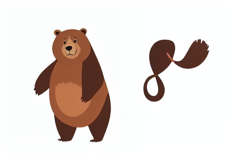  Russian brown bear, whole body