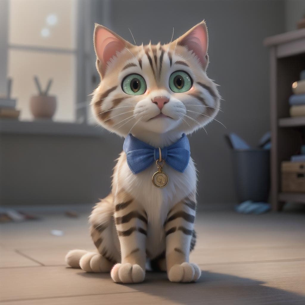  @PB_ImgGenBot Cat hyperrealistic, full body, detailed clothing, highly detailed, cinematic lighting, stunningly beautiful, intricate, sharp focus, f/1. 8, 85mm, (centered image composition), (professionally color graded), ((bright soft diffused light)), volumetric fog, trending on instagram, trending on tumblr, HDR 4K, 8K