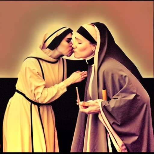  nun kisses the devil