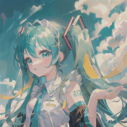  master piece , best quality,Hatsune Miku Cute