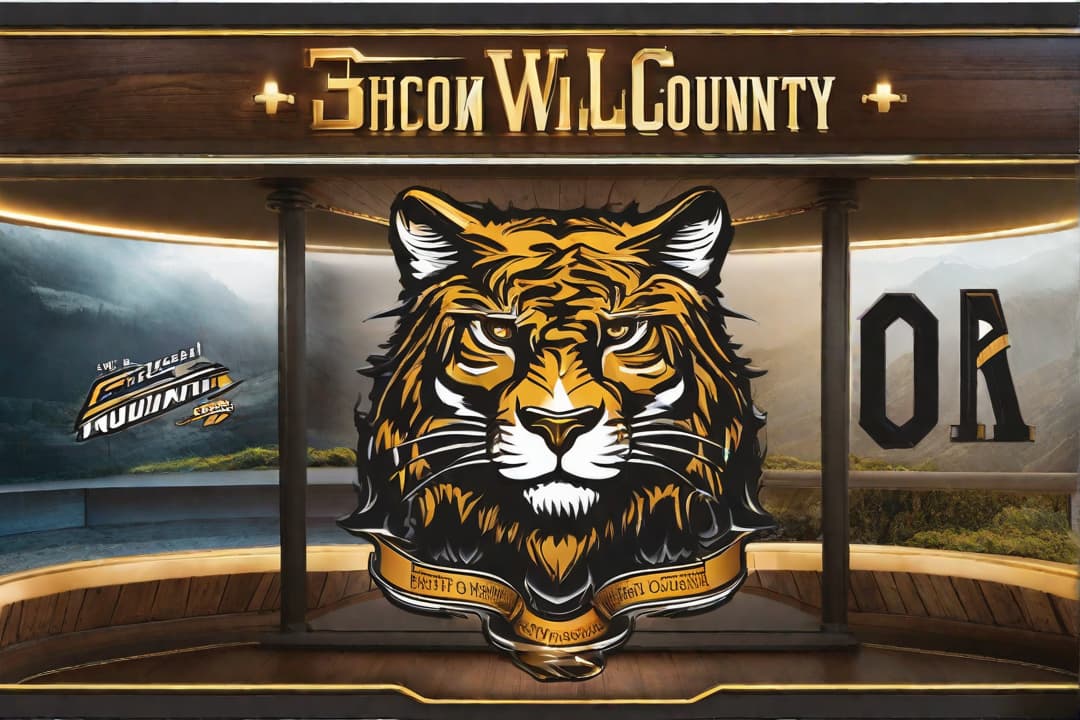  Welcome to wildcat country logo for high school using brown and yellow hyperrealistic, full body, detailed clothing, highly detailed, cinematic lighting, stunningly beautiful, intricate, sharp focus, f/1. 8, 85mm, (centered image composition), (professionally color graded), ((bright soft diffused light)), volumetric fog, trending on instagram, trending on tumblr, HDR 4K, 8K