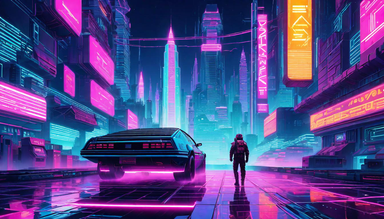  vaporwave,cyberpunk game style command over elements, divine nature, earth water fire air, ethereal glow, powerful aura, celestial imageryeon, dystopian, futuristic, digital, vibrant, detailed, high contrast, reminiscent of cyberpunk genre video games,retro aesthetic, cyberpunk, vibrant, neon colors, vintage 80s and 90s style, highly detailed