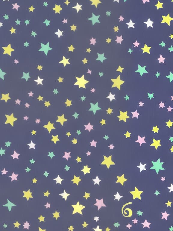  Cute musical notes and shining stars and gems wallpaper