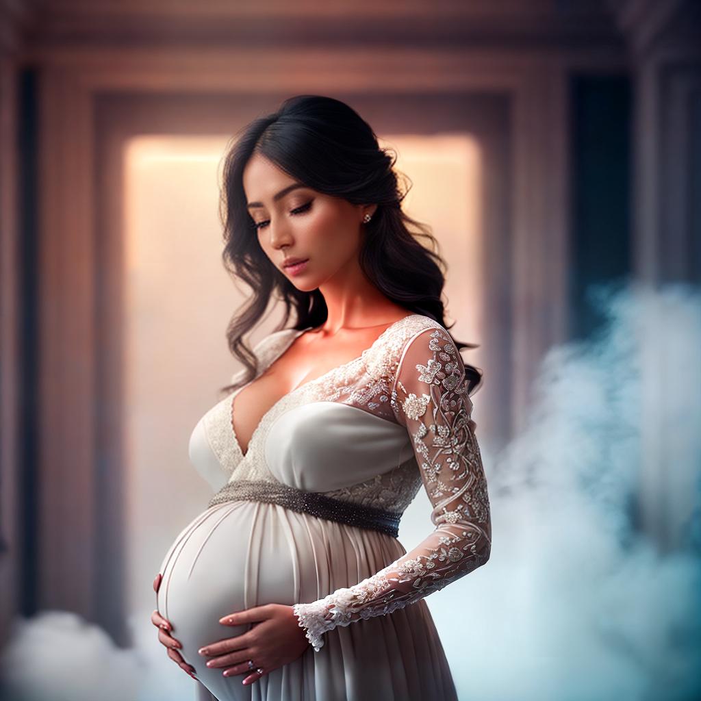  A woman on maternity leave ,highly detailed, cinematic lighting, stunningly beautiful, intricate, sharp focus, f1. 8, 85mm, (centered image composition), (professionally color graded), ((bright soft diffused light)), volumetric fog, trending on instagram, trending on tumblr, HDR 4K, 8K