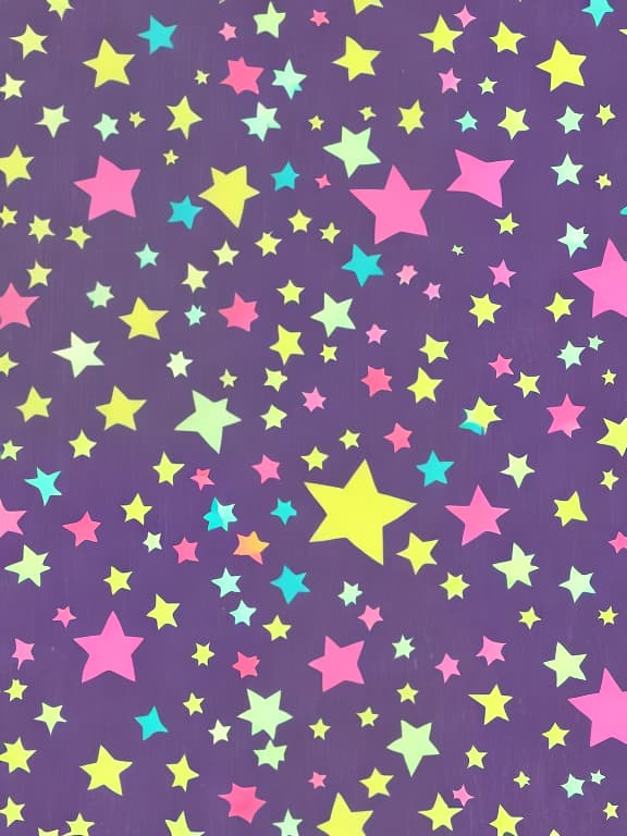  Wallpaper with lots of musical notes cute colorful stars