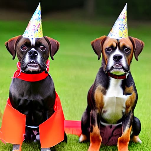  Boxer Dogs Happy Birthday