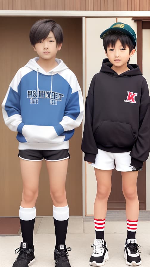  Sixth Grade Long High Socks Hoodie Ryokan Hot Pants Boys