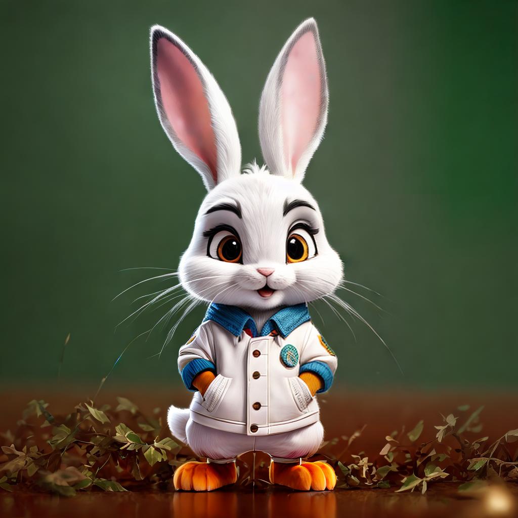  rabbit in a fantasy rich forrest, best quality, ultrahigh resolution, highly detailed, (sharp focus), masterpiece, (centered image composition), (professionally color graded), ((bright soft diffused light)), trending on instagram, trending on tumblr, HDR 4K