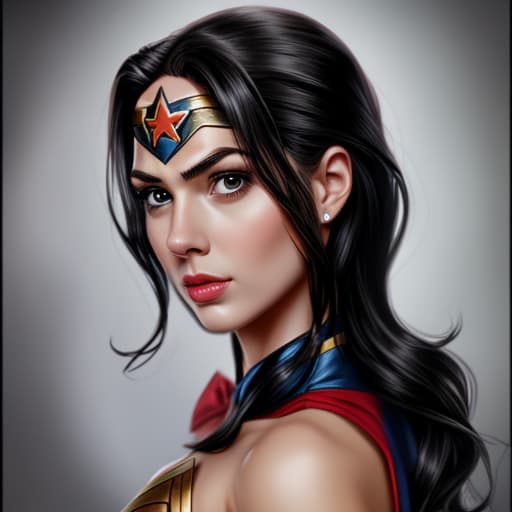  Stylish cute wonderwoman portrait hd