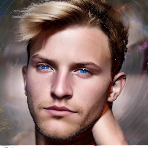 portrait+ style russian homosexual queer twink blonde very cute dude face