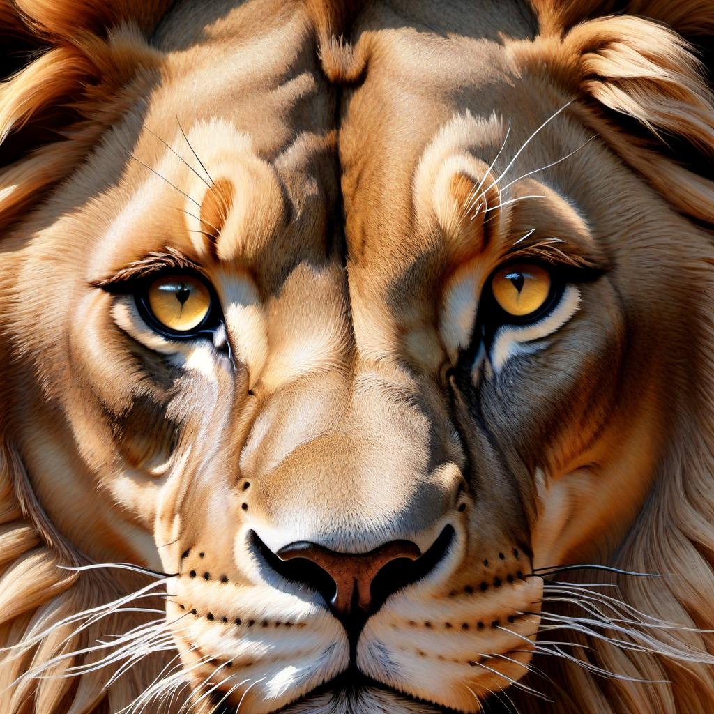  Create a detailed and beautiful lion's eye, with the mane and fur around it showing intricate details. The eye should look deep and soulful, reflecting wisdom and strength. Below the majestic eye, include the words 'Lionseye Consulting' in an elegant and professional font that complements the strength and beauty of the lion's eye. hyperrealistic, full body, detailed clothing, highly detailed, cinematic lighting, stunningly beautiful, intricate, sharp focus, f/1. 8, 85mm, (centered image composition), (professionally color graded), ((bright soft diffused light)), volumetric fog, trending on instagram, trending on tumblr, HDR 4K, 8K