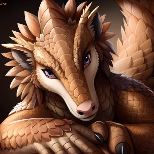  Pangolin big cock, open eyes, digital art, masterpiece, 4k, fine details,