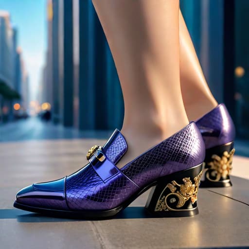  extraordinary shoes with ornate heels in the style of Balenciaga, Osamu Tezuka and Stan Lee, cinematic shot, intricate, photorealistic, artstation, realistic, 100 mm, photography, octane, high definition, depth of field, 8k hyperrealistic, full body, detailed clothing, highly detailed, cinematic lighting, stunningly beautiful, intricate, sharp focus, f/1. 8, 85mm, (centered image composition), (professionally color graded), ((bright soft diffused light)), volumetric fog, trending on instagram, trending on tumblr, HDR 4K, 8K