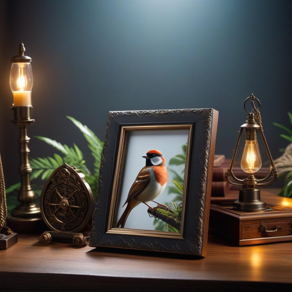  cinematic photo Frame from the film, the bird Sparrow in a pirate triangle realistically . 35mm photograph, film, bokeh, professional, 4k, highly detailed hyperrealistic, full body, detailed clothing, highly detailed, cinematic lighting, stunningly beautiful, intricate, sharp focus, f/1. 8, 85mm, (centered image composition), (professionally color graded), ((bright soft diffused light)), volumetric fog, trending on instagram, trending on tumblr, HDR 4K, 8K