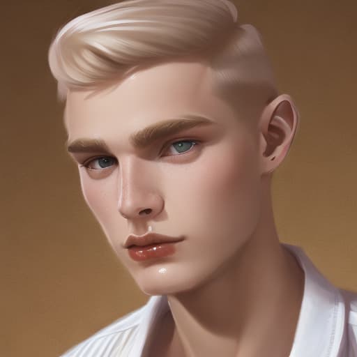 portrait+ style czech homosexual queer twink blonde very cute dude face