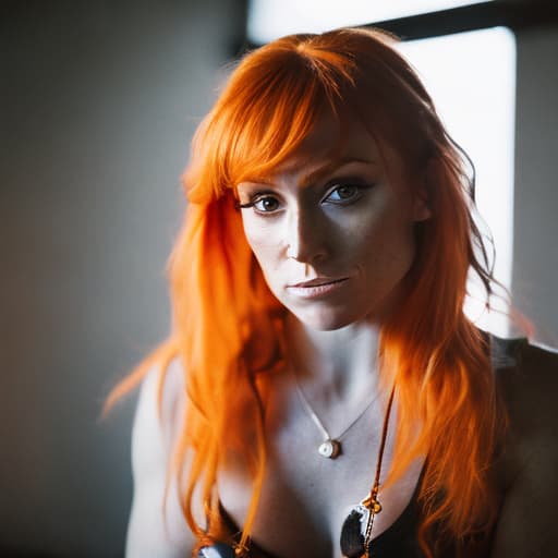 portrait+ style Becky Lynch queer face