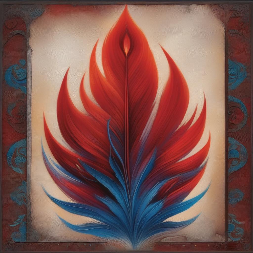  Blue and Red Flames , ((masterpiece)), best quality, very detailed, high resolution, sharp, sharp image, extremely detailed, 4k, 8k