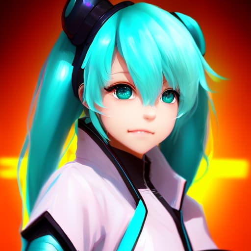 portrait+ style Hatsune Miku