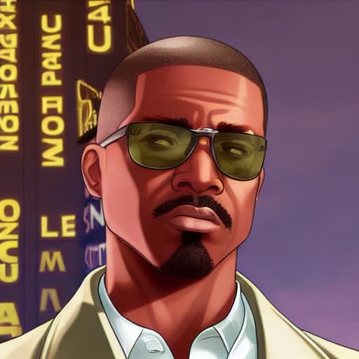  CJ Is an afro American person which live in Los Santos