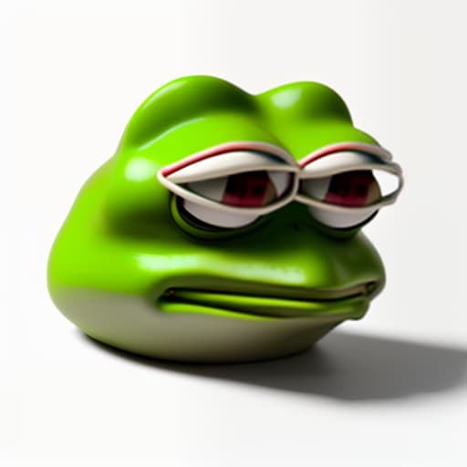 mdjrny-v4 style mdjrny v4 style (stunning green coloured pepe the frog), beautiful elegant colours, (unique design),pepe the frog wearing accessories, 3D render, Octane Render, smooth surface, ultra high quality, highly intricate details, creative variations