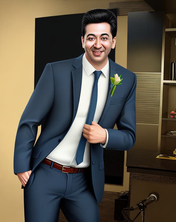  Full body realistic 3D caricature image style like this,