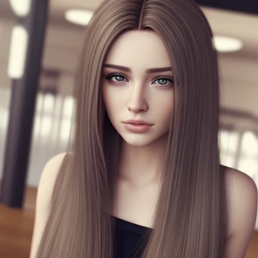  A really realistic with hair